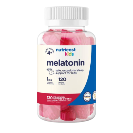 Gomitas de Melatonina para niños 120 gomitas-Nutricost