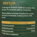 Moringa 60 caps-Herbal & Health - Imagen 2