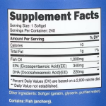 Fish Oil  240 Capsulas blandas-Nutricost - Imagen 2