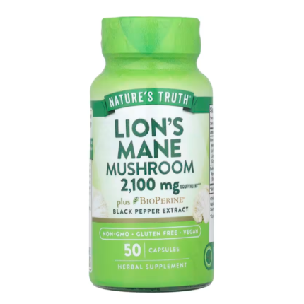 Melena de León 2,100 mg-50 Cápsulas-Nature's Truth