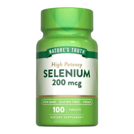 Selenio 200 mg-100 Tabletas-Nature's Truth