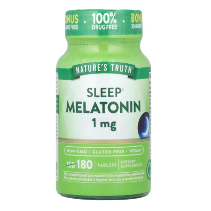 Melatonina 1mg-180 Tabletas-Nature's Truth