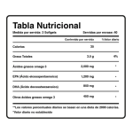 Omega 3 2500mg (3 tomas)-120 Capsulas blandas-Nutricost - Imagen 2