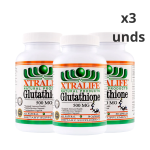 Pack x3 unds Glutation 500 mg-30 caps-XTRALIFE